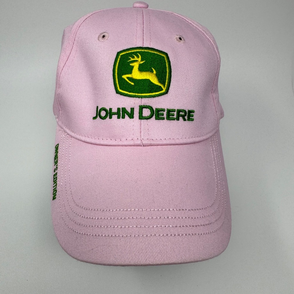 John Deere Pink Baseball‎ Hat Owners Edition Snapback Nothing Runs Like A Deere